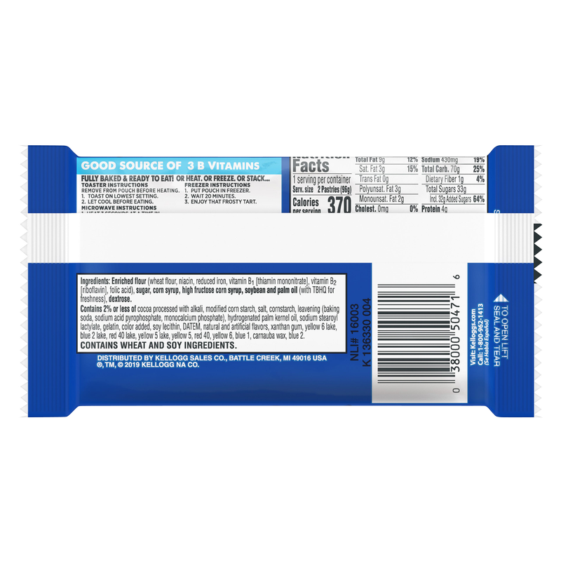 Pop-Tarts Frosted Hot Fudge Sundae Breakfast Toaster Pastries 2ct