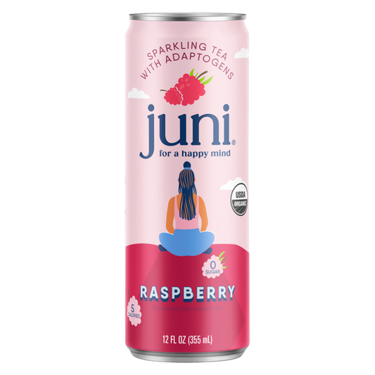 Juni Raspberry Sparkling Tea 12oz Can