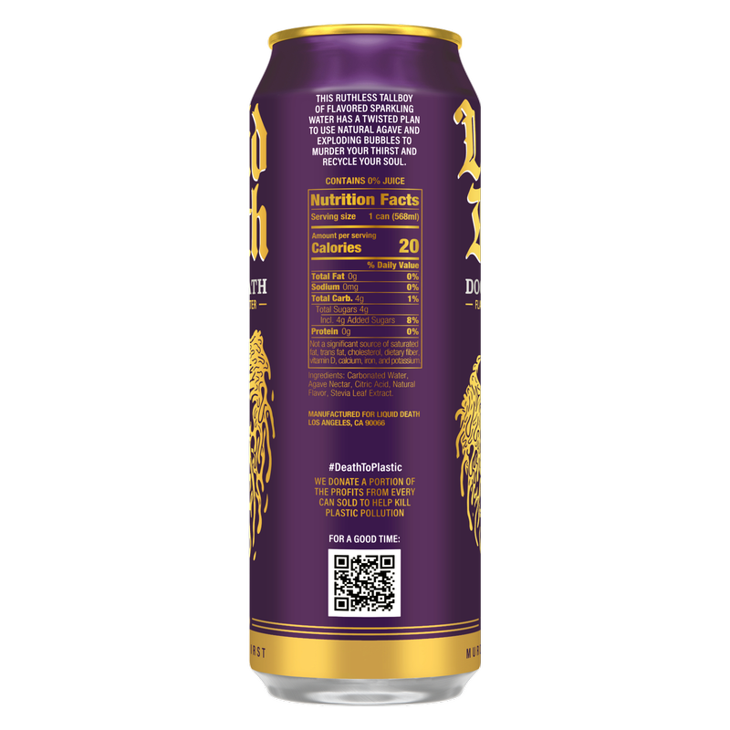 Liquid Death Dr. Death 19.2oz King Size Can