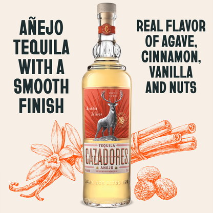 Cazadores Anejo Tequila 750ml (80 Proof)