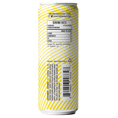 Mamitas Pineapple Tequila Soda 4pk 12oz Can 5% ABV