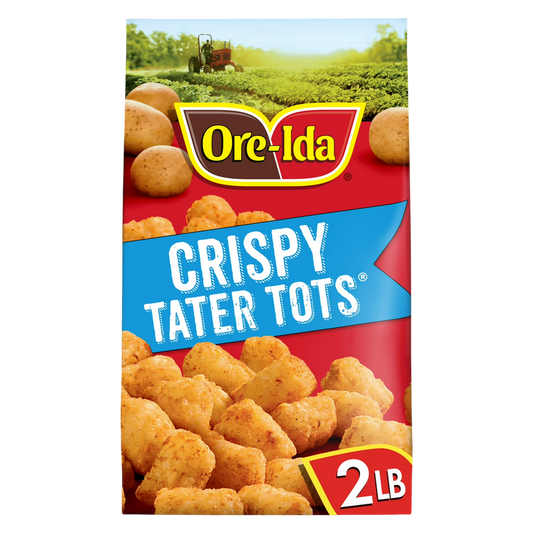 Ore Ida Frozen Golden Tater Tots Seasoned Shredded Potatoes 32oz