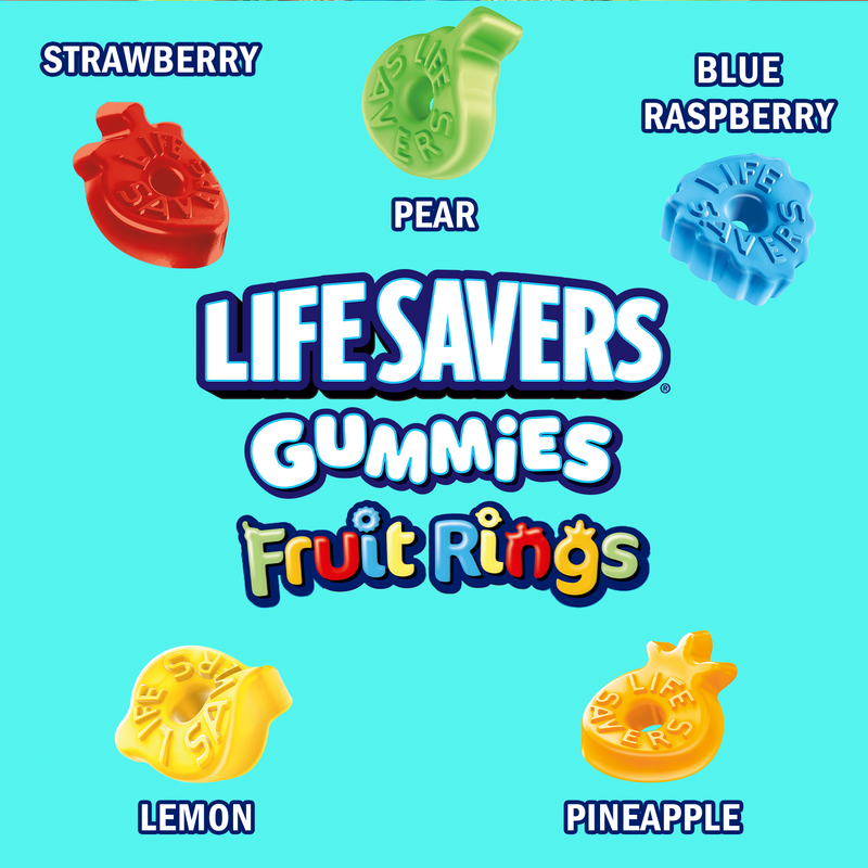 Lifesavers Gummies Fruit Rings, 7.0 oz