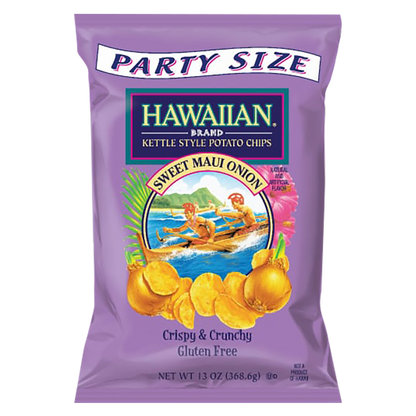 Hawaiian Sweet Maui Onion Kettle Style Potato Chips 13oz