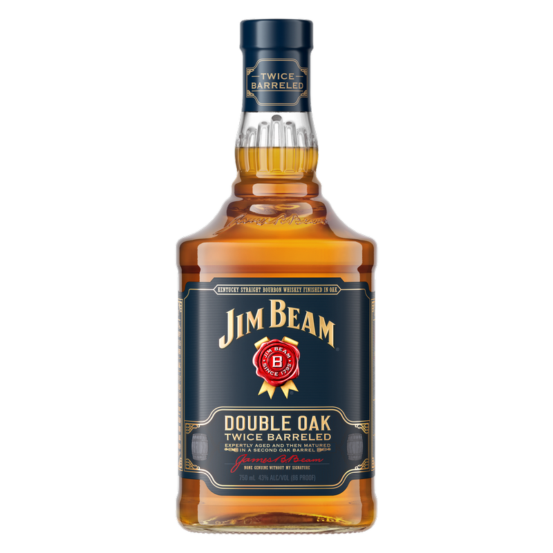 Jim Beam Double Oak Bourbon Whiskey 750ml (86 proof)
