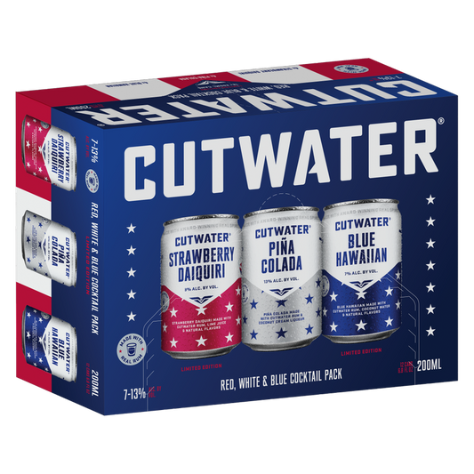 Cutwater Red White & Blue 12pk 200ml Can