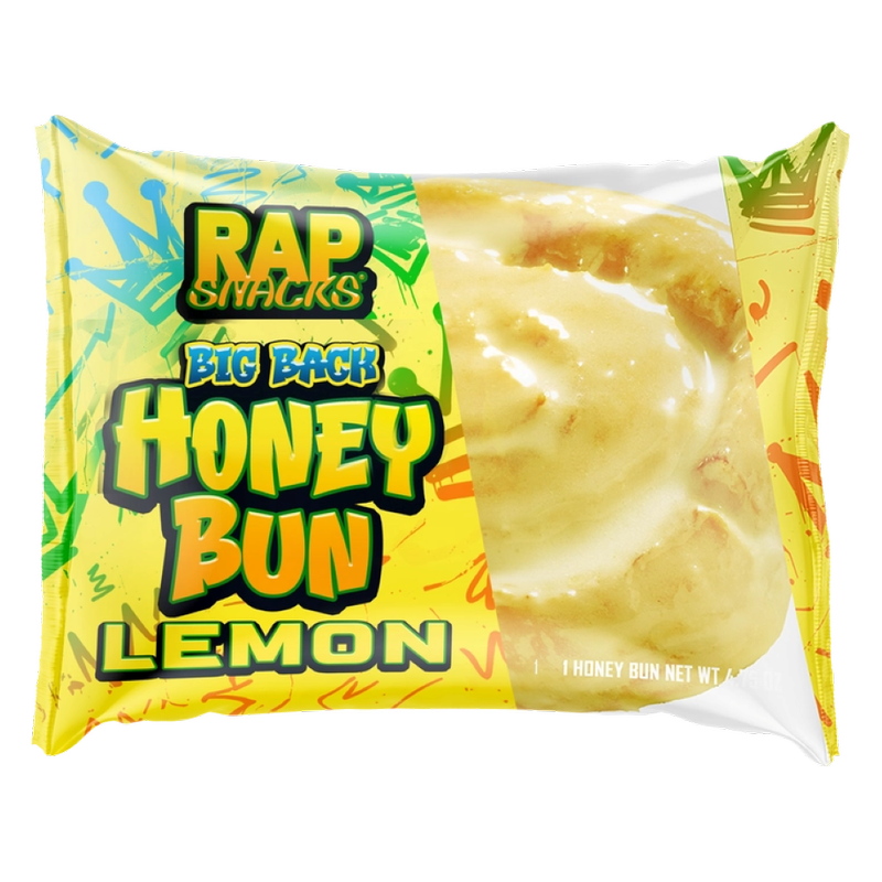Rap Snacks Lemon Iced Honey Bun, 4.75 oz