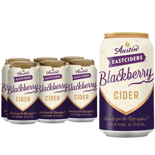 Austin Eastciders Blackberry 6pk 12oz Can 5.0% ABV