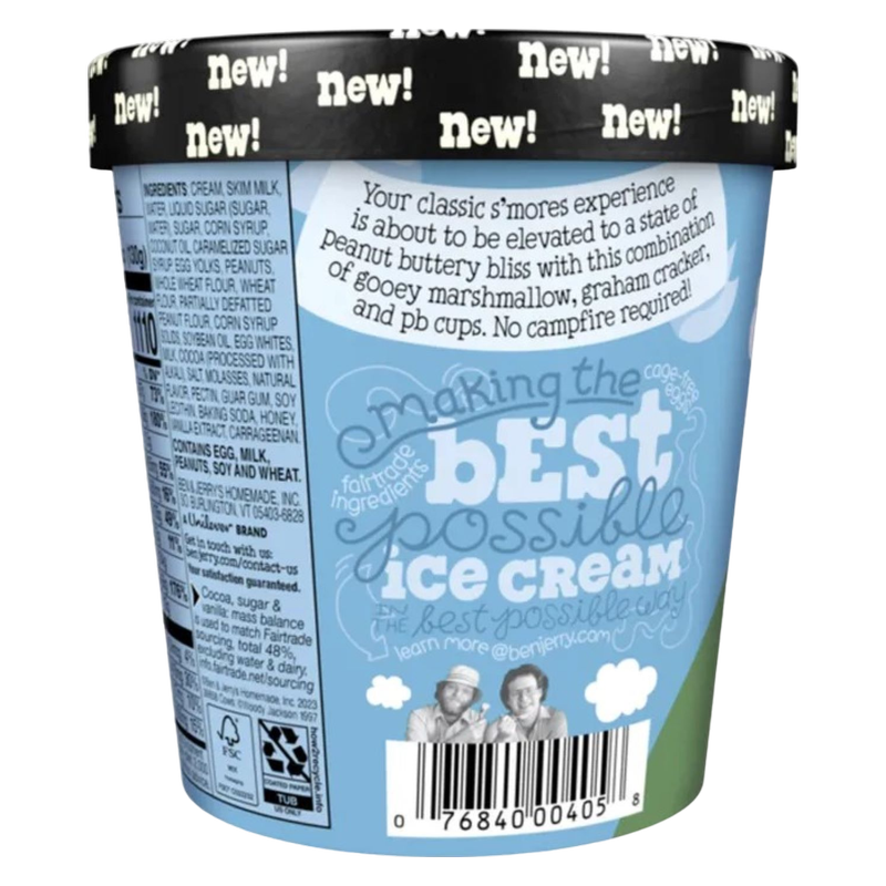 Ben & Jerry's Peanut Butter S'more Ice Cream Pint