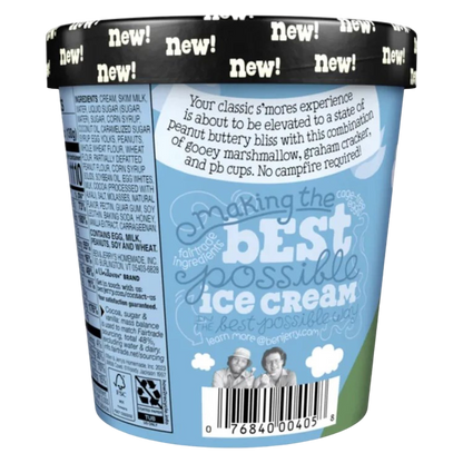 Ben & Jerry's Peanut Butter S'more Ice Cream Pint