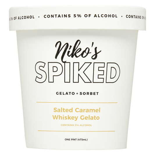 Niko's Spiked Salted Caramel Whiskey Gelato Pint