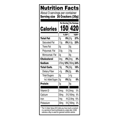 Cheez-It Extra Cheesy Snack Crackers 3oz