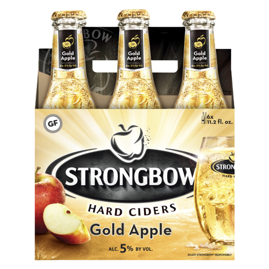 Strongbow Gold Apple 6pk 12oz Btl 5.0% ABV