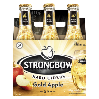 Strongbow Gold Apple 6pk 12oz Btl 5.0% ABV