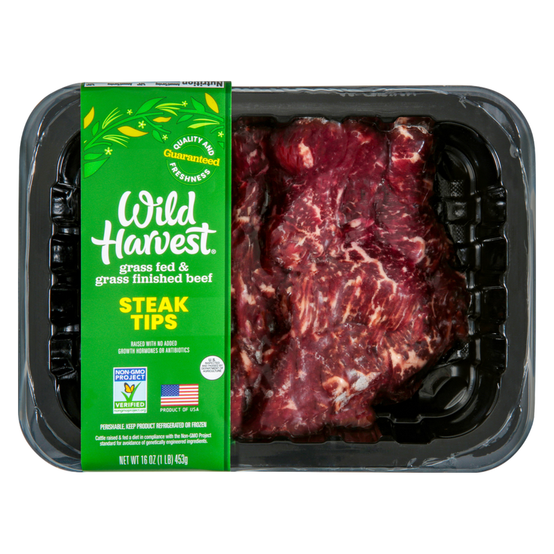 Grass Fed Steak Tips (Frozen)  - 16oz