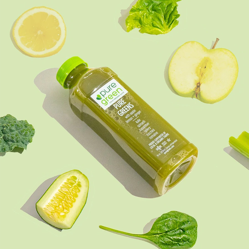 Pure Green Apple Lemon Ginger 16oz Btl