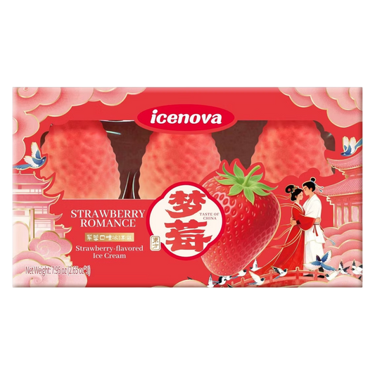Ice Nova Strawberry Ice Cream 3ct