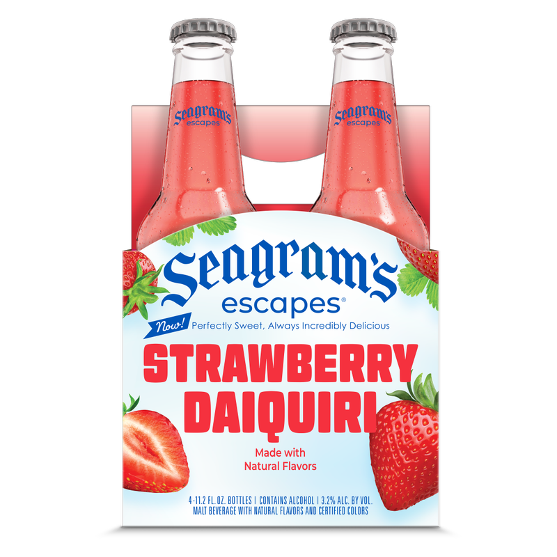 Seagram's Escapes Strawberry Daiquiri 4pk 11.2oz Btl 3.2% ABV