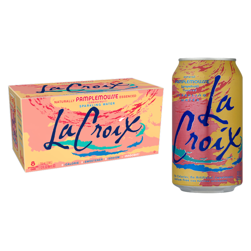 La Croix Grapefruit Sparkling Water 8pk 12oz Can