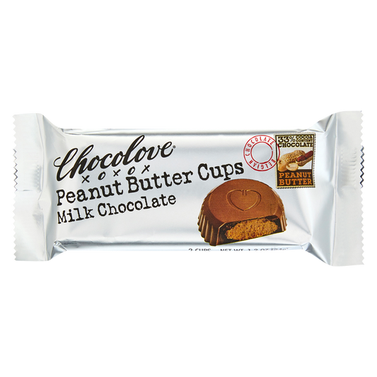 Chocolove Milk Chocolate Peanut Butter Cups 2ct