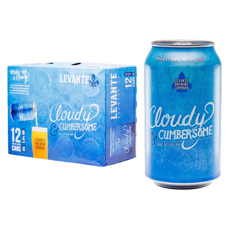 Levante Cloudy & Cumbersome IPA 12pk 12oz Can 5.9% ABV