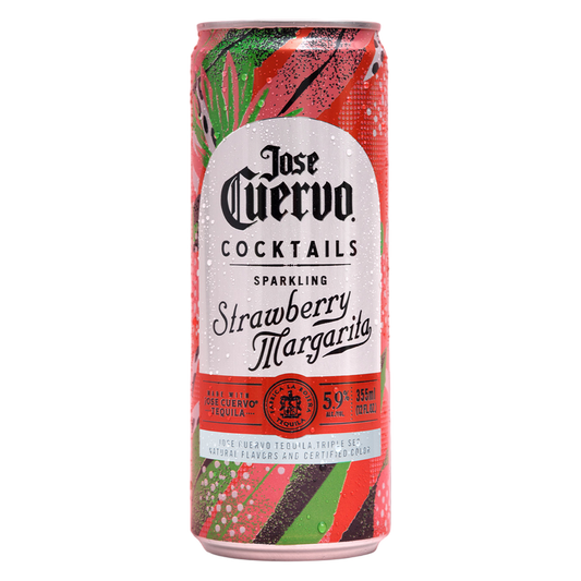 Jose Cuervo Sparkling Cocktail Strawberry Margarita 12oz can