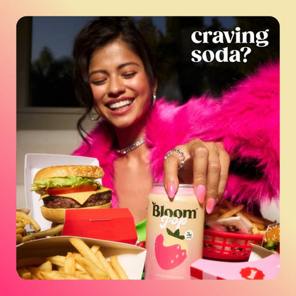 Bloom Pop Strawberry Cream 12oz Can