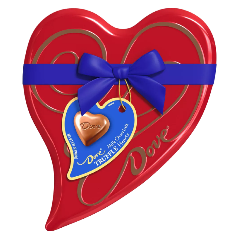 Dove Milk Chocolate Truffles Heart Tin - 5.82oz