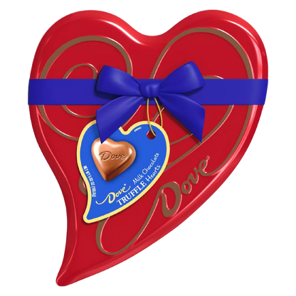Dove Milk Chocolate Truffles Heart Tin - 5.82oz