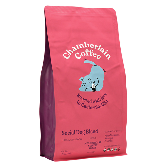 Chamberlain Coffee Social Dog Coffee Bag Ground 12oz