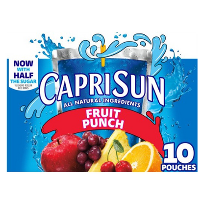 Capri Sun Fruit Punch 10pk 6oz Pouch