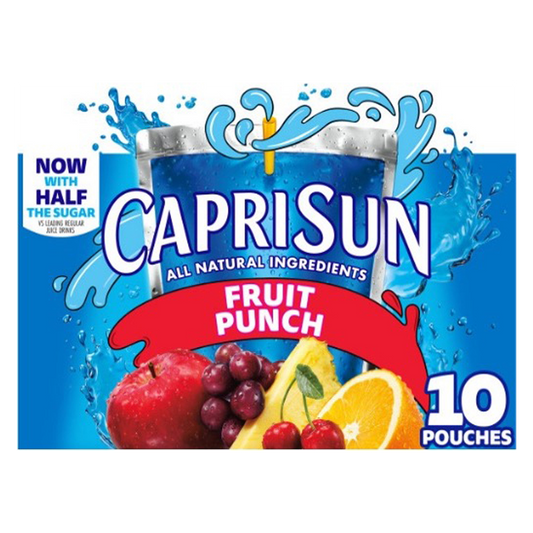 Capri Sun Fruit Punch 10pk 6oz Pouch