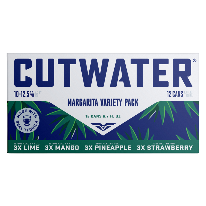 Cutwater Margarita Variety 12pk 200ml Can 10-12% ABV
