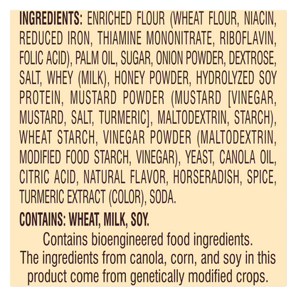 Snyder's Honey Mustard Onion 3.25oz