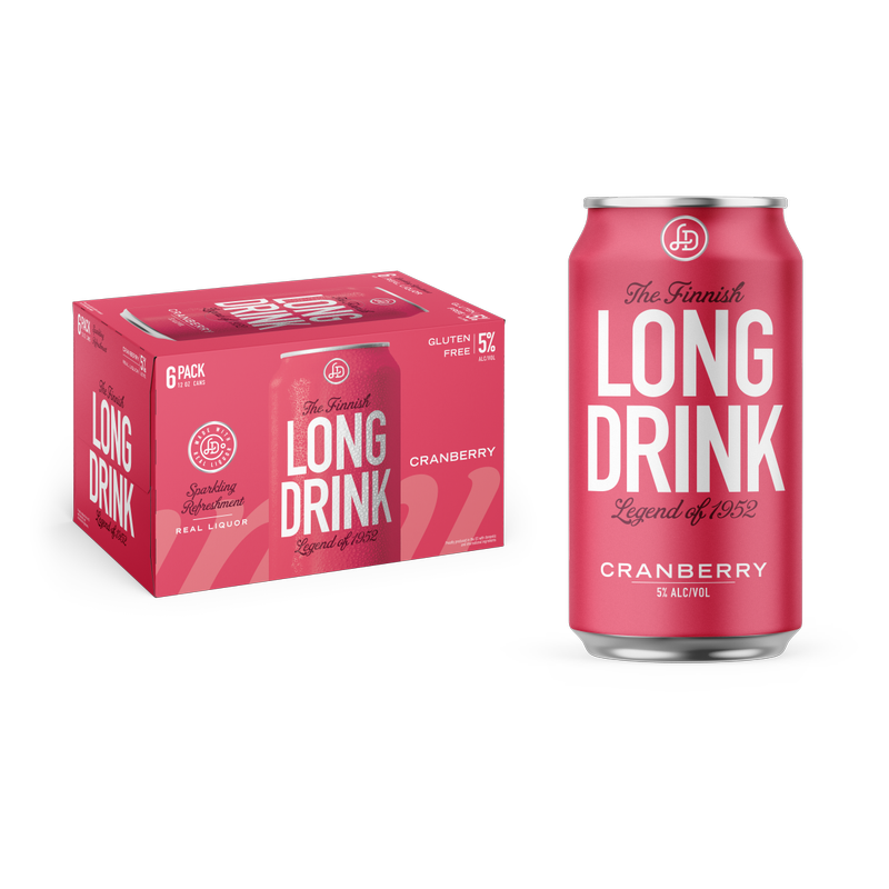 Long Drink Cranberry 6pk 12oz Can 5.5% ABV