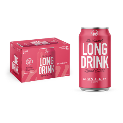 Long Drink Cranberry 6pk 12oz Can 5.5% ABV