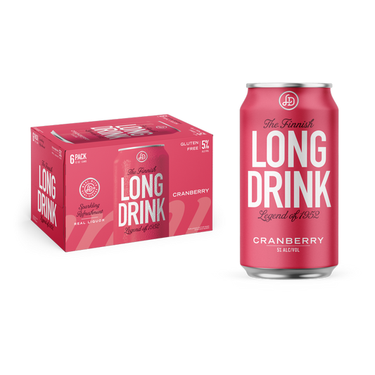 Long Drink Cranberry 6pk 12oz Can 5.5% ABV