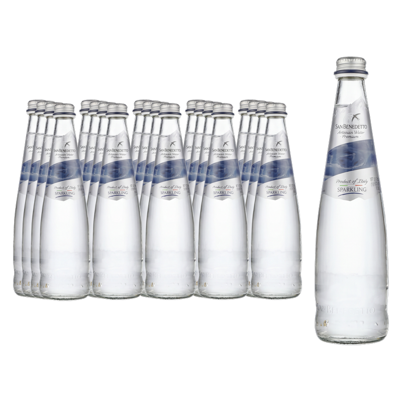 San Benedetto Prestige Sparkling Water 20pk 500mL Glass Bottle Bundle