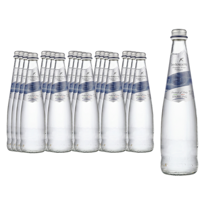 San Benedetto Prestige Sparkling Water 20pk 500mL Glass Bottle Bundle