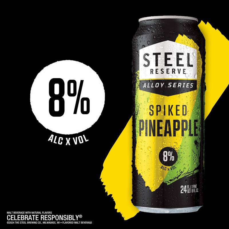 Steel Reserve Pineapple Single 24oz Can