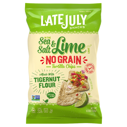 Late July No Grain Sea Salt & Lime Tortilla Chip 5.5oz