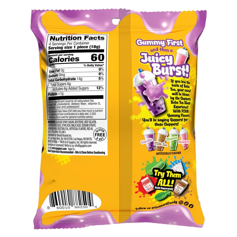 GUPPERZ Boba Tea Blast, 2.54 oz