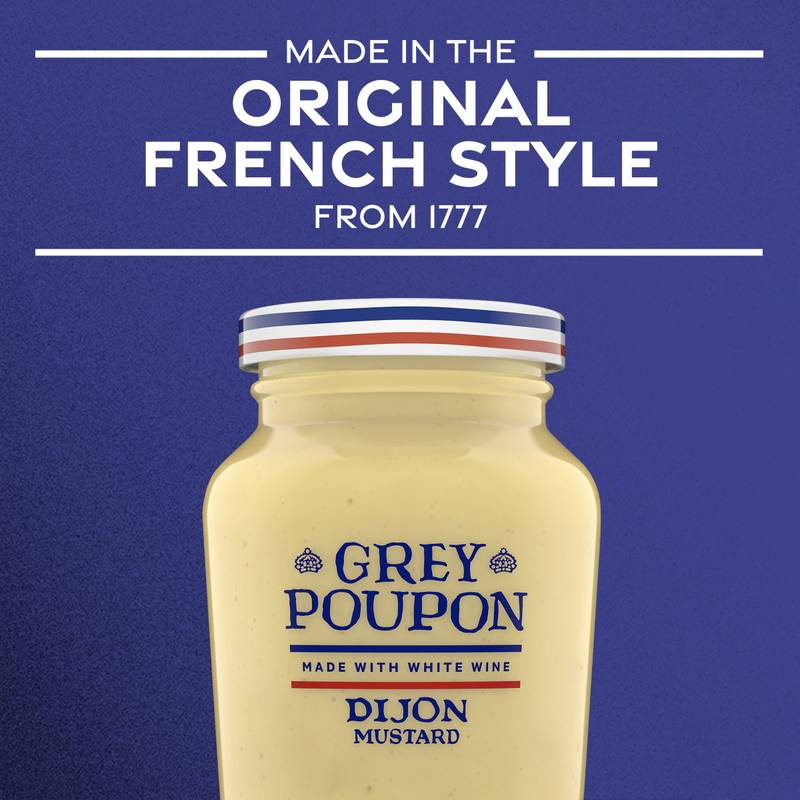 Grey Poupon Dijon Mustard, 8oz.