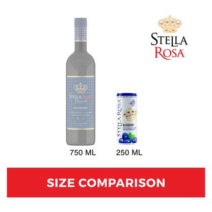Stella Rosa Blueberry Semi-Sweet Red Wine 2Pk/250 ml