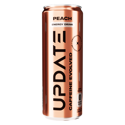 UPDATE Peach Energy Drink 12oz Can