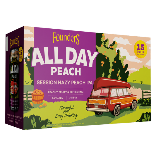 Founder's All Day Peach IPA 15pk 12oz Can
