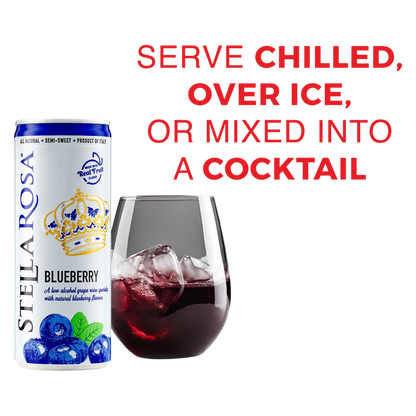 Stella Rosa Blueberry Semi-Sweet Red Wine 2Pk/250 ml