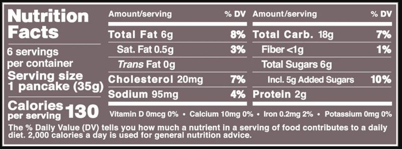 Bakerly French Pancakes To-Go - 6ct