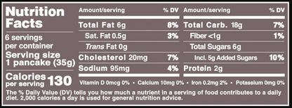 Bakerly French Pancakes To-Go - 6ct