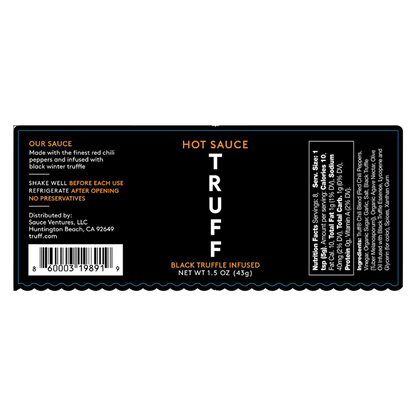TRUFF Black Truffle Mini Hot Sauce 1.5oz
